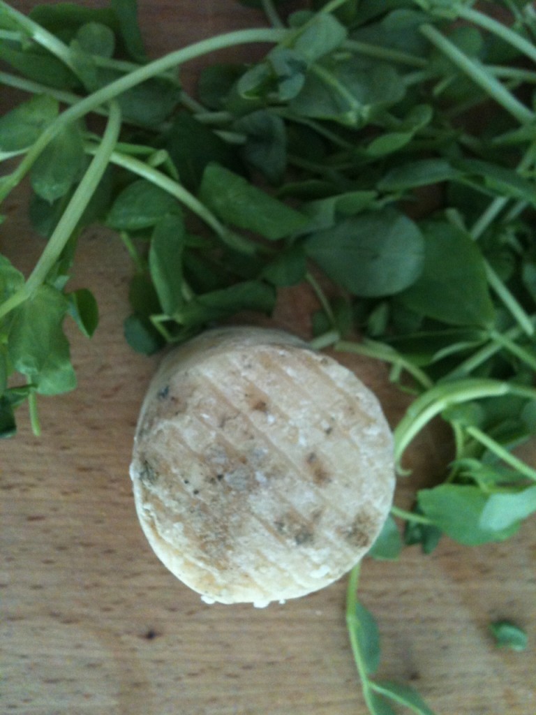 Goat's cheese from Nut Knowle Farm in East Sussex