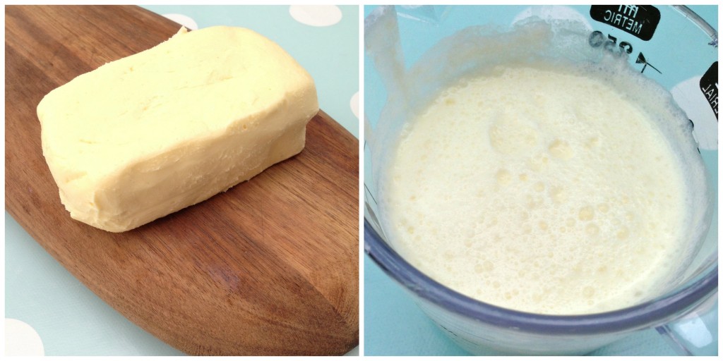 home made butter and buttermilk